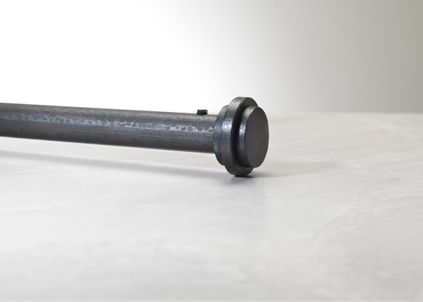 16mm curtain pole, Levington finial, Beeswax finish